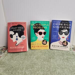 Crazy Rich Asians Trilogy Paperback Set Kevin Kwan 3 Book Lot